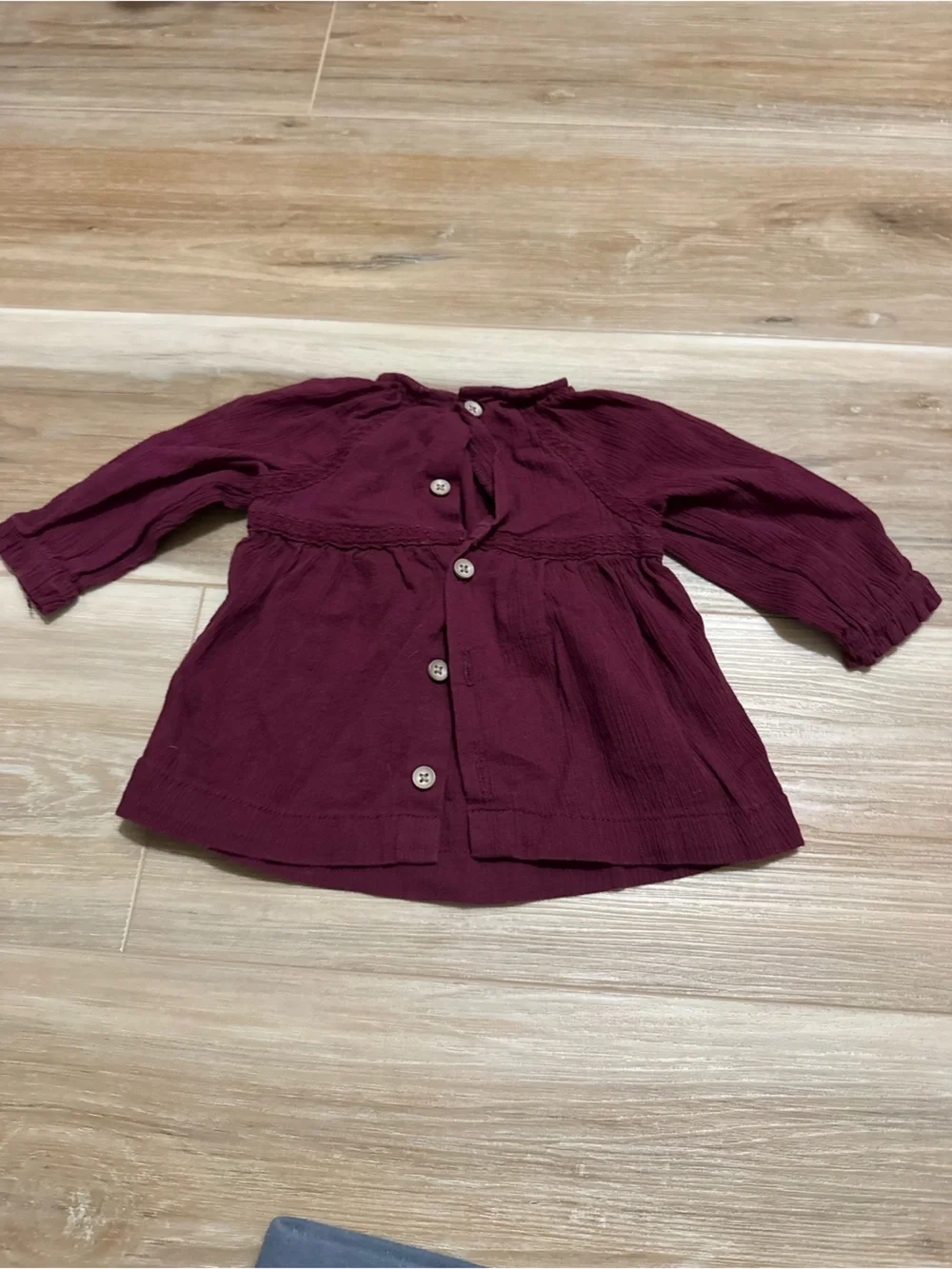 Carter’s burgundy wine colored blouse